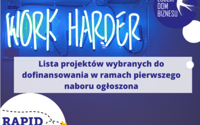 Lista projektów wybranych do dofinansowania w ramach naboru I