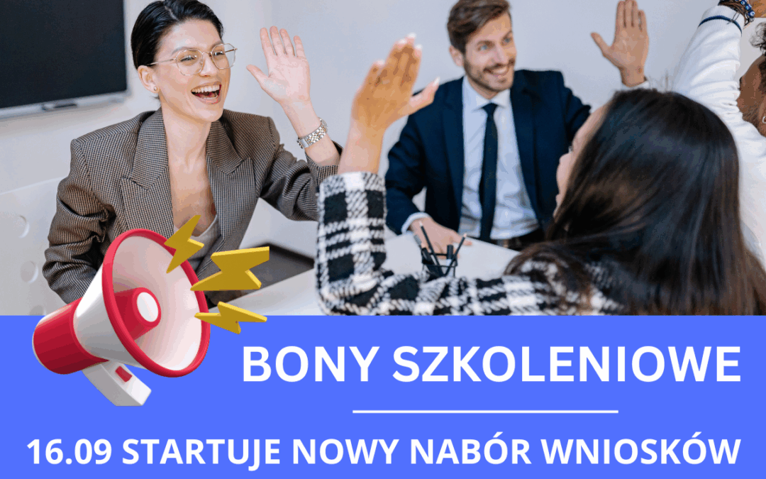 Kolejny nabór wniosków na bony szkoleniowe dla przedsiębiorców