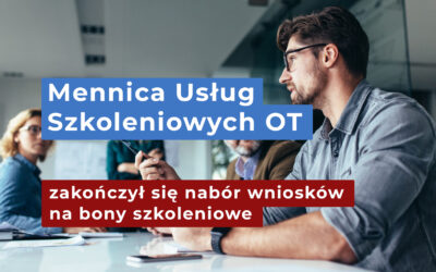 Zakończył się nabór wniosków na bony szkoleniowe dla mieszkańców Obszaru Transformacji województwa łódzkiego.
