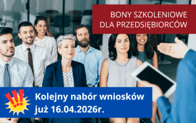 Dziesiąta runda naborów wniosków na bony szkoleniowe w projekcie „Mennica Usług Szkoleniowych 2 (MUS 2)”.