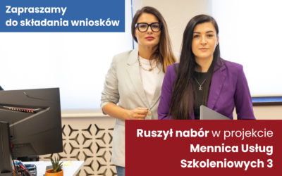 Ruszył nabór wniosków na bony szkoleniowe w projekcie MUS 3