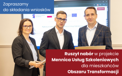 Ruszył nabór wniosków na bony szkoleniowe w projekcie MUS OT – dla mieszkańców Obszaru Transformacji