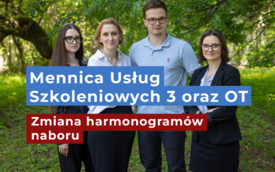 Zmiana harmonogramów naboru